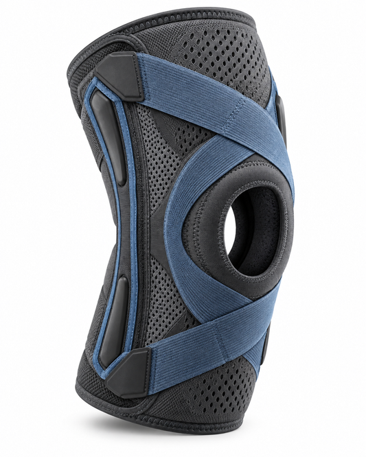 Open-Patella Knee Brace