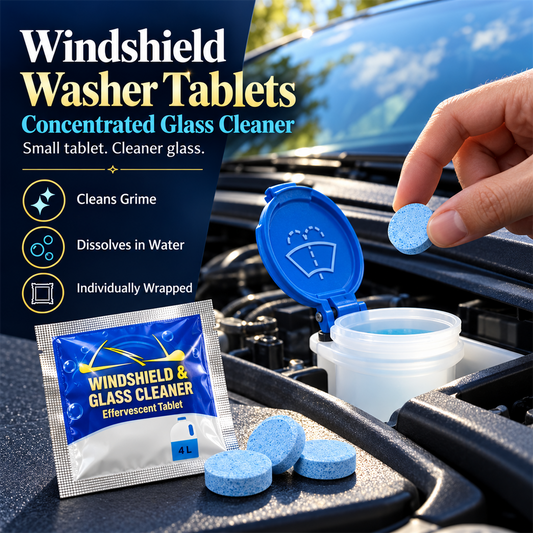 Car Windshield Washer Fluid Concentrate Tablets. Windshield Wiper Fluid 🚗💧
