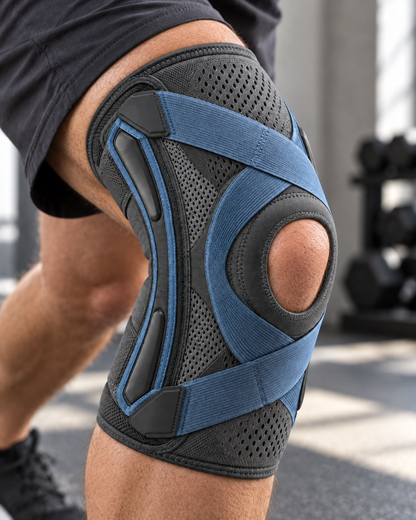 Open-Patella Knee Brace