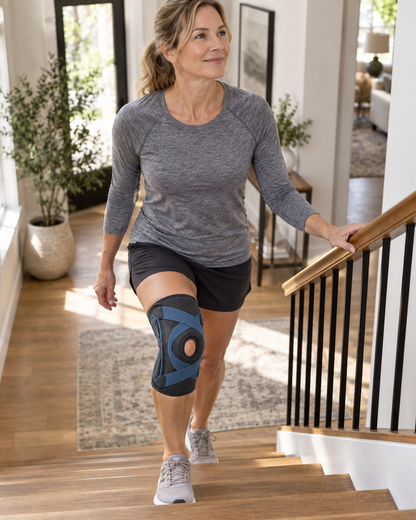 Open-Patella Knee Brace