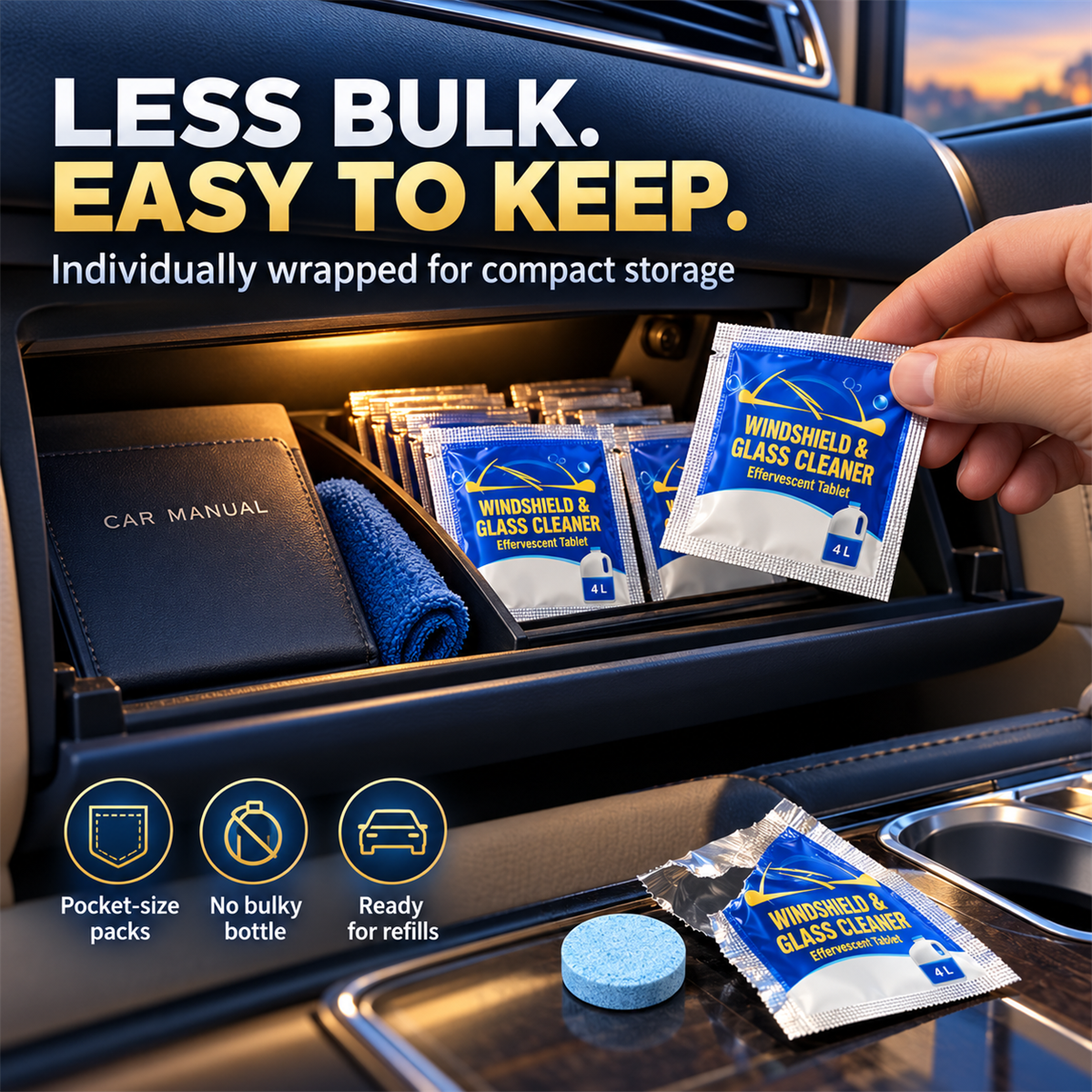 Car Windshield Washer Fluid Concentrate Tablets. Windshield Wiper Fluid 🚗💧